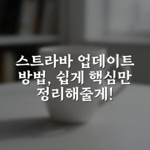 스트라바 업데이트 방법, 쉽게 핵심만 정리해줄게!